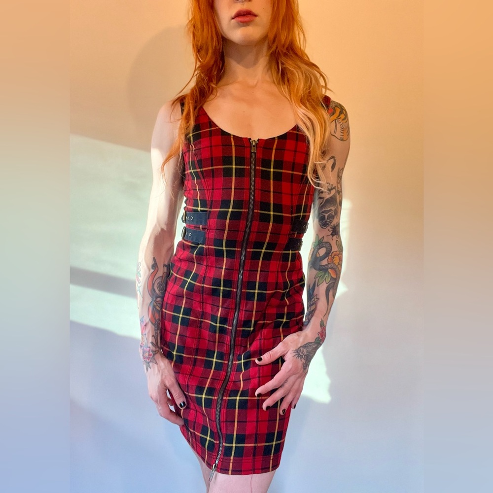 Betsey Johnson Y2K Plaid Dress